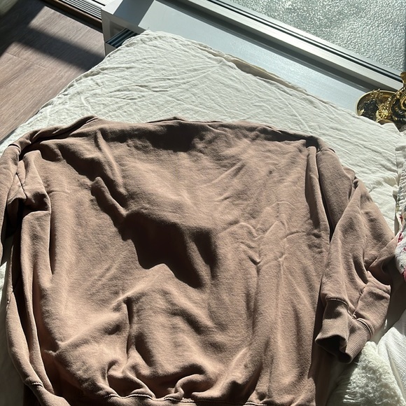 Buffalo Mens Size Large tan Hooded Sweatshirt Soft Cozy Casual Hoodie (used) - Picture 3 of 3